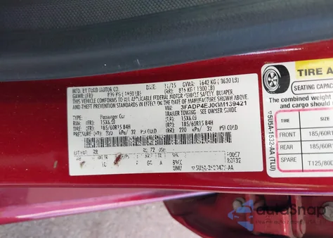 2016 Ford Fiesta Se from USA, damaged, VIN 3FADP4EJ0GM139421